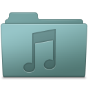 Music Folder Willow Icon 128x128 png